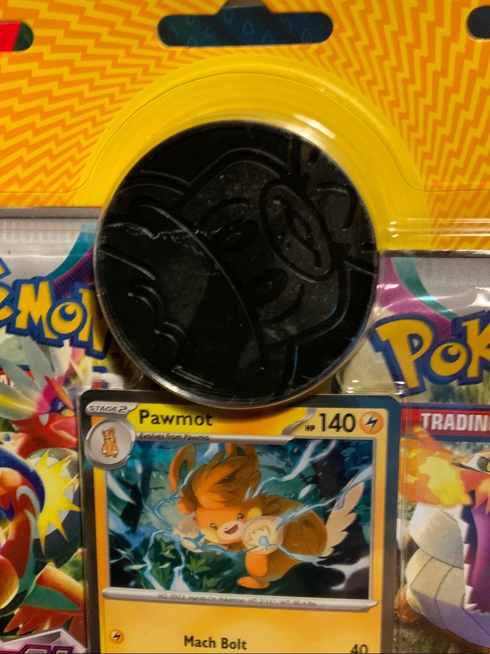 Trading Card Game Blister Pack - Yellow & Blue - Picture 8 of 16